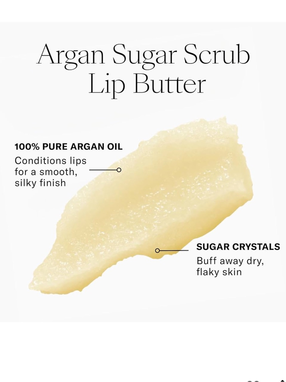 JOSIE MARAN Lip Exfoliator Argan Sugar Scrub Lip Butter Juicy Berry 2.5g/0.08oz - Picture 2 of 7